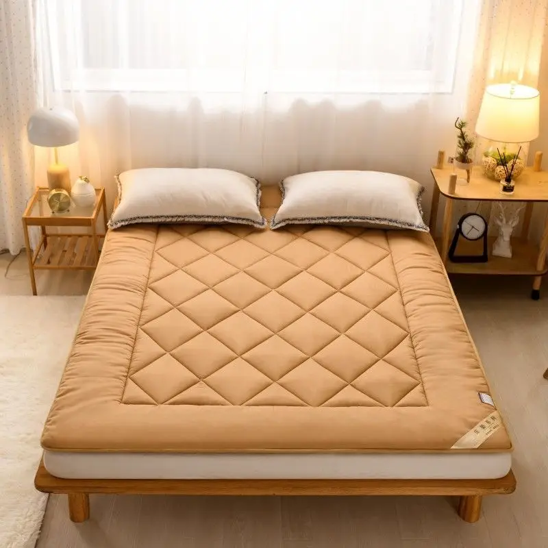 

Breathable Comfortable Student Dormitory Bed Mattress Topper Warm Anti-mites Plush Mattress Soft Thicken Bedding Mat