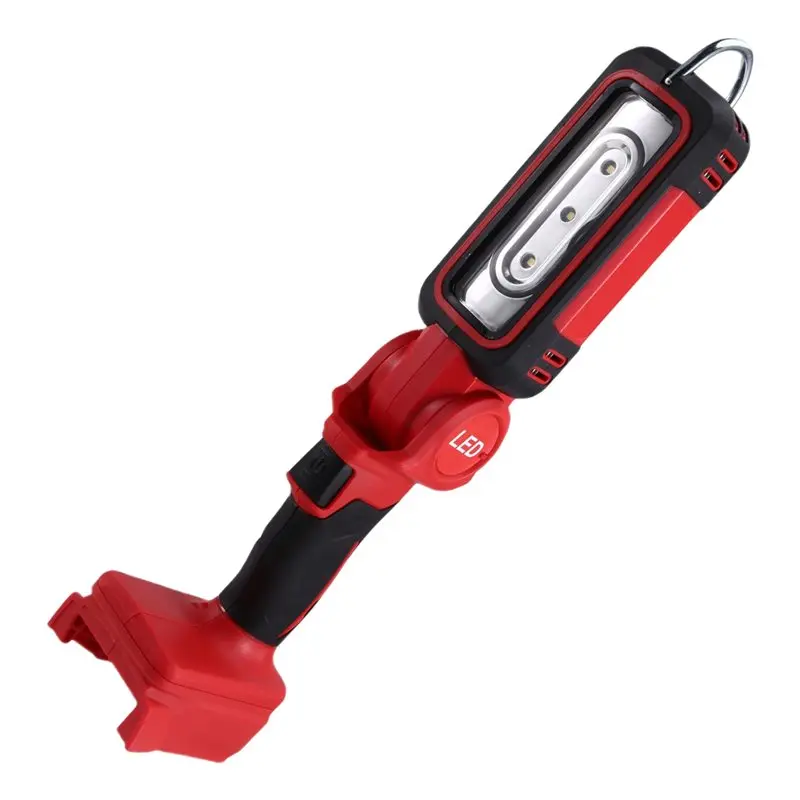 

Портативный беспроводной светодиодный рабочий фонарь 300 Вт, 1200 лм, складной, с доставкой в течение 24 часов ° Фонарь для аккумулятора 18В (без аккумулятора)