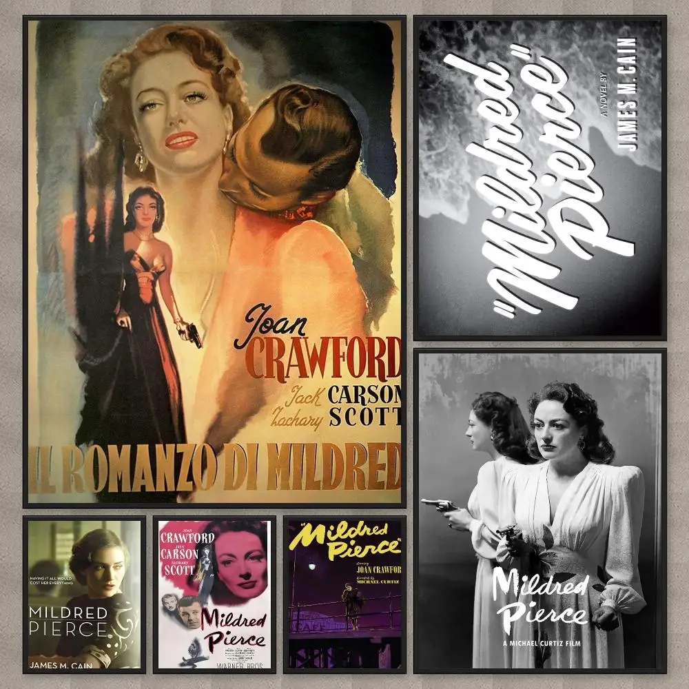 Classic Movie M-Mildred Pierce Poster Modern  Wall Art Aesthetic Minimalist Bedroom Decor Cafe Home Gift PP
