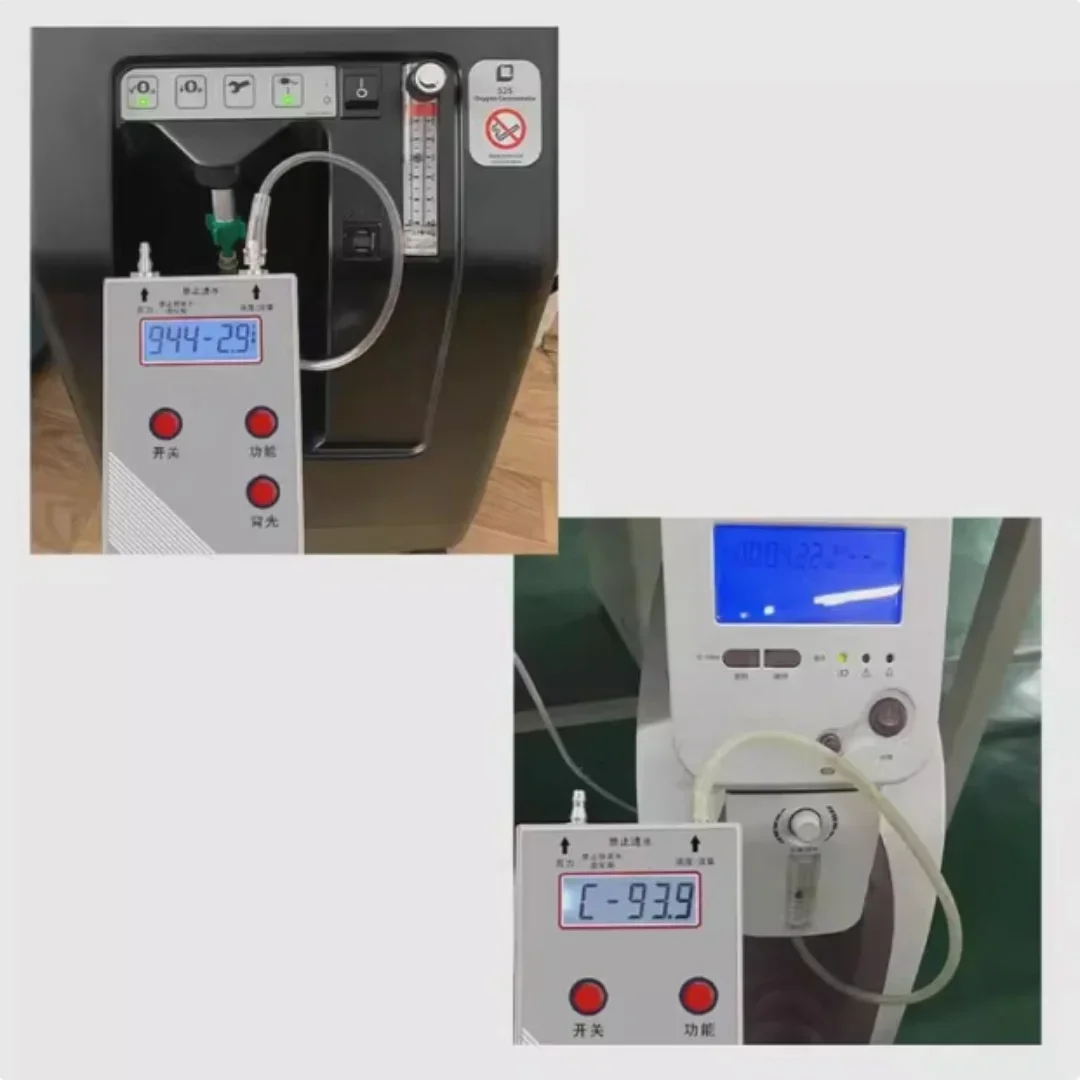 Best Seller First Cross Border Goods Handheld Ultrasonic Oxygen Flow Concentration Pressure Detector RP-01