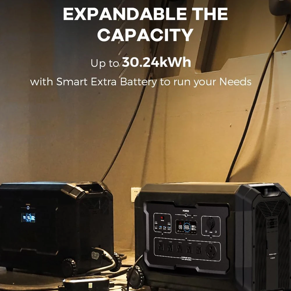 Off-Grid Power Station Solar System 3kw Europa Hot Sale LiFePO4 Power Station 5kw 5000Wh Portable Solar Generator