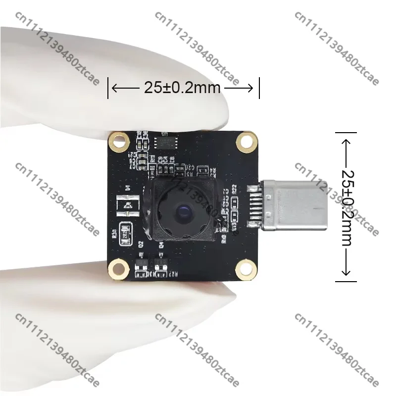High quality 72° wide-angle 1080P camera module with PCB & LED, superior night vision CMOS sensor, perfect for IoT equipment