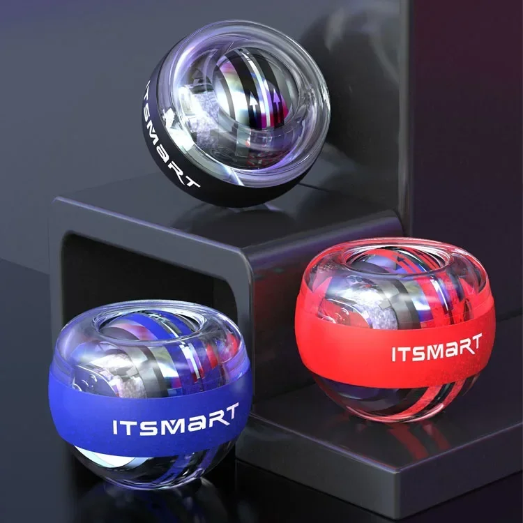 New Wrist Power Ball Self-activated Light-emitting Stress Reduction Fitness Equipment Arm Power Ball Gifts