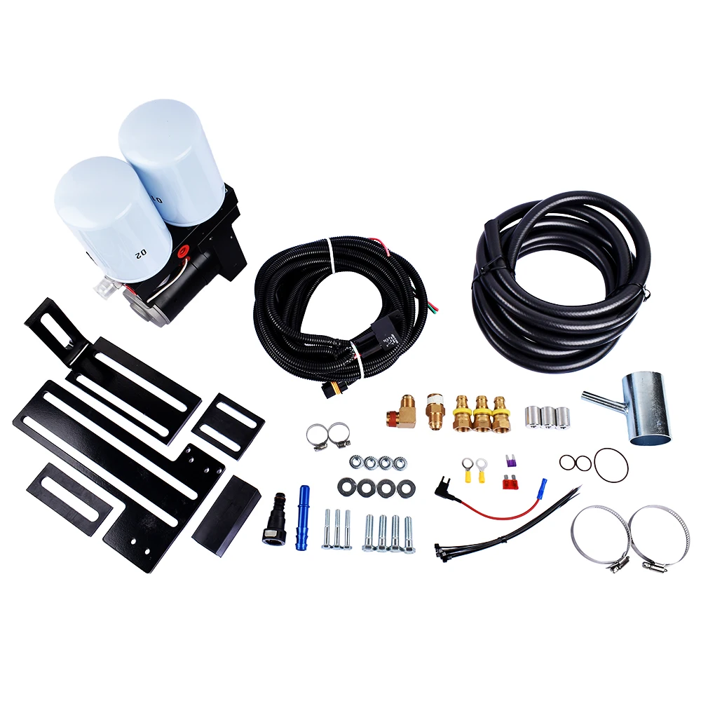 AP02 165GPH Diesel Fuel Lift Pump System for Chevy Silverado GMC Sierra V8 6.6L 2001-2010 TSC10165G