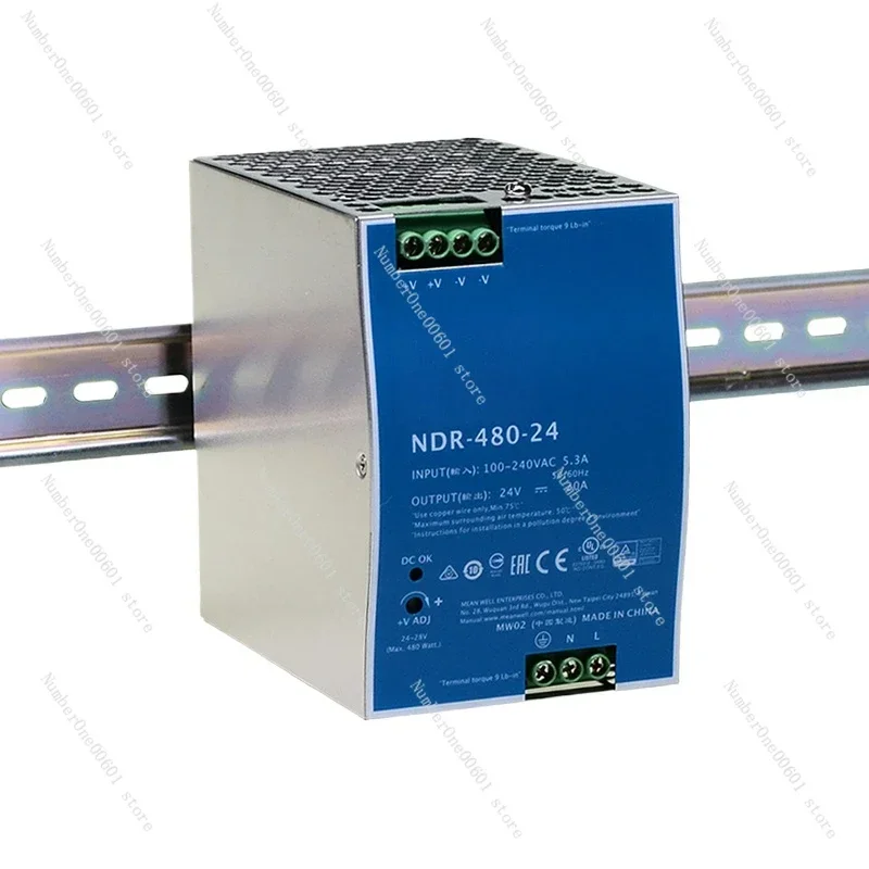 

Импульсный источник питания на рейку от 220 до 24/48 В, 20 А, трансформатор DRP, привод ПЛК, промышленное управление W