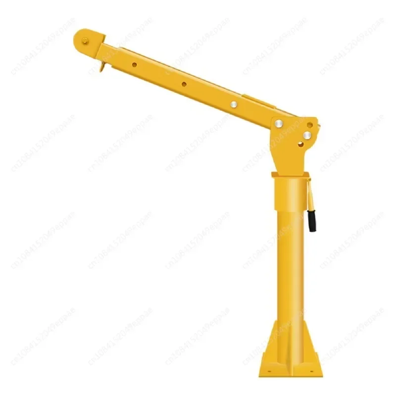 Small crane with car household small lifting electric hoist 220v crane