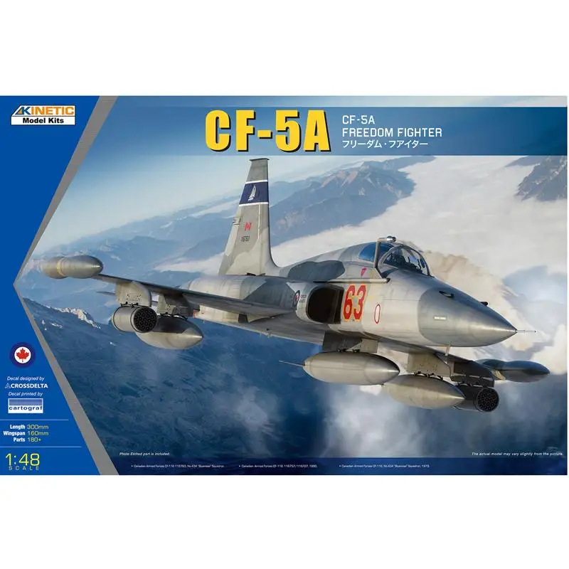 KINETIC K48109 1/48 Scale CF-5A Freedom Fighter  Model Kit