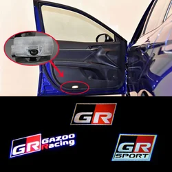 GR SPORT Logo Light para Toyota GAZOO Racing Car Door Light, Toyota AE86 GT86 Mark X Reiz GR SPORT Toyota LED, luz de cortesía