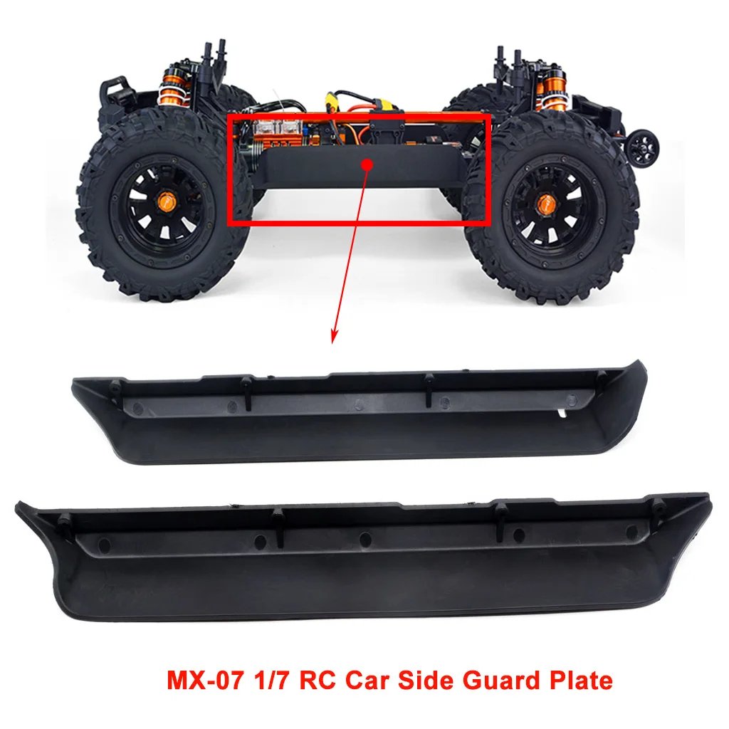 ZD Racing MX-07 1/7 RC Painel lateral do carro Placa de proteção lateral Padel 8727 Peças originais