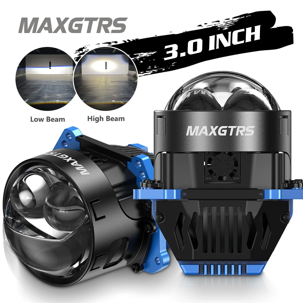 3.0 Inch Projector Bi-led Lens For Headlight H7 H4 9005 9006 LED 6000K Car Lamps Auto LED Light Bi-led Lens Light Accessorie