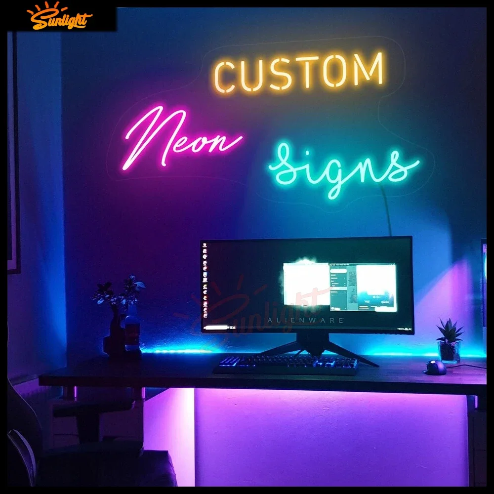 Custom gaming neon sign Custom name Led sign custom light sign for wall Wedding Birthday Party Decoraton