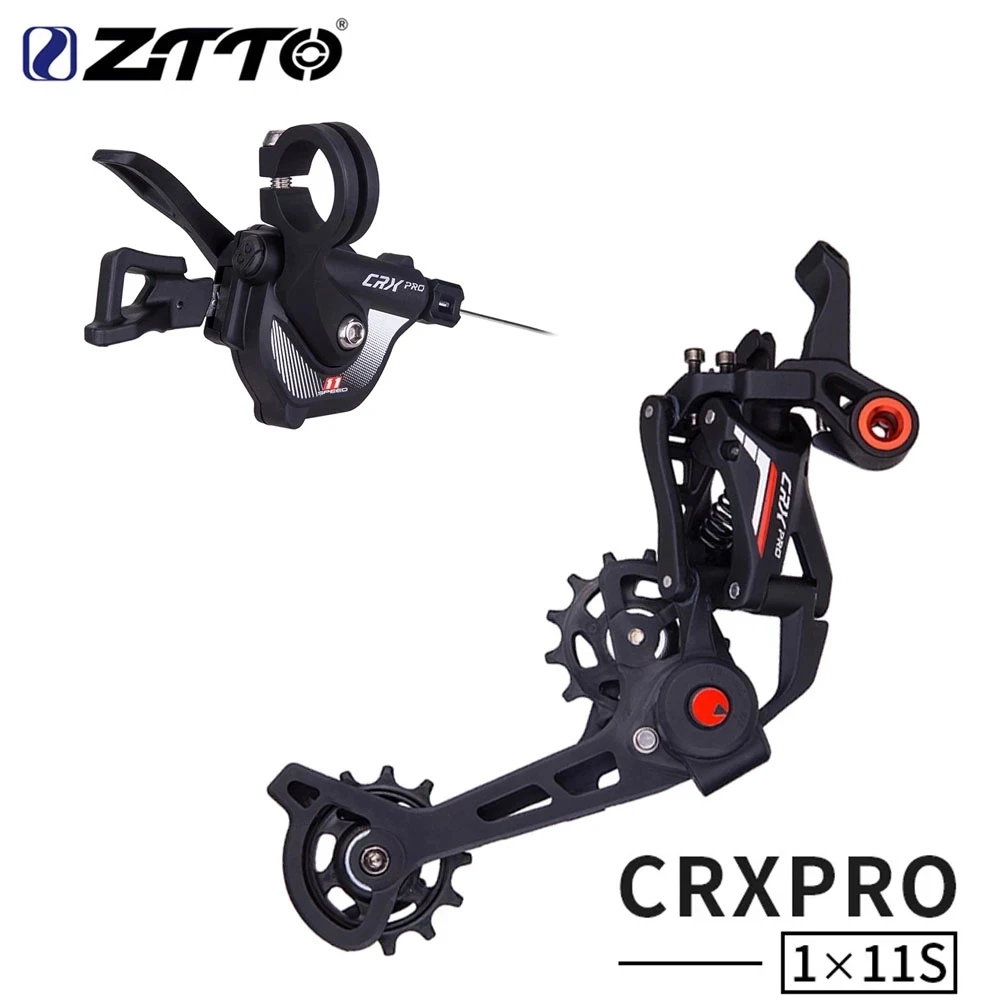 

ZTTO CRX PRO MTB 11 Speed Groupset 1X11 Shifter Lever Rear Derailleur Compatible max 52T 11V Cassette 11S Mountain Bike Kit