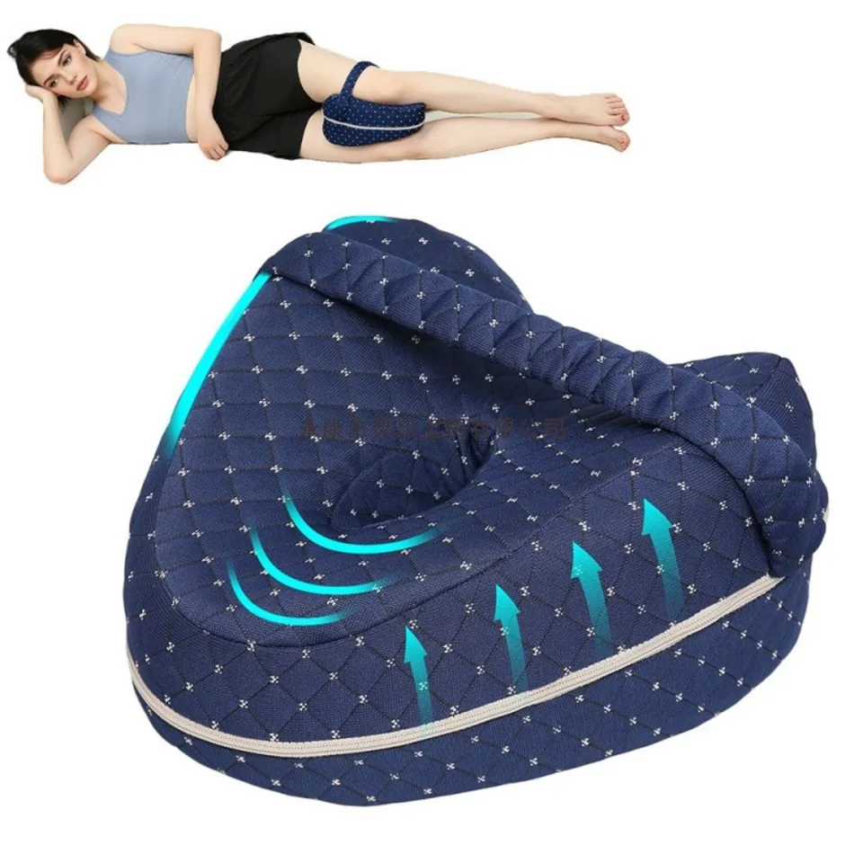 Leg & Knee Pillow for Side Sleepers U-Shape Memory Foam Ergonomic Design Hotel Use Pain Relief