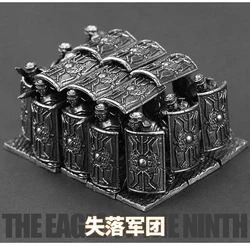 Metal Lost Roman Ninth Legion Soldier Model Army Array Toy Car Mounted Table Game Ornament Boy Girl Gift Bronze Man