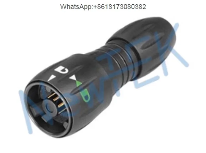 

99 0771 001 08- Circular connector, NCC 770 Series, straight plug