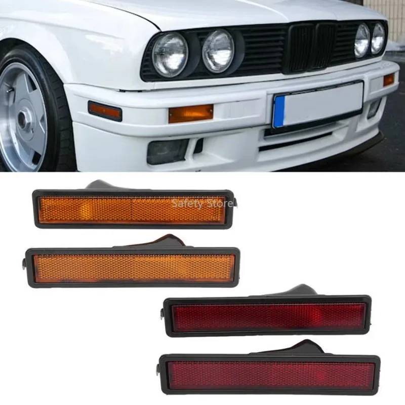 

2 шт. подходит для BMW E30 E32 E34 318i 318is 325i боковые фонари крыла указатели поворота 63141377849