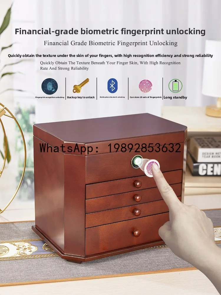 Jewelry Box Password Box Jewelry Watch Box Birthday Wedding Gift High-end Exquisite Large Size