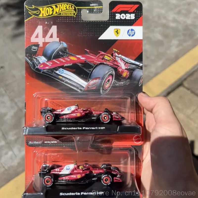 New Hot Wheels Premium Gold Label Hrv11 1/64 F1 Diecast Model Car Team Livery Formula Racing Collectible Vehicle Gift Toys