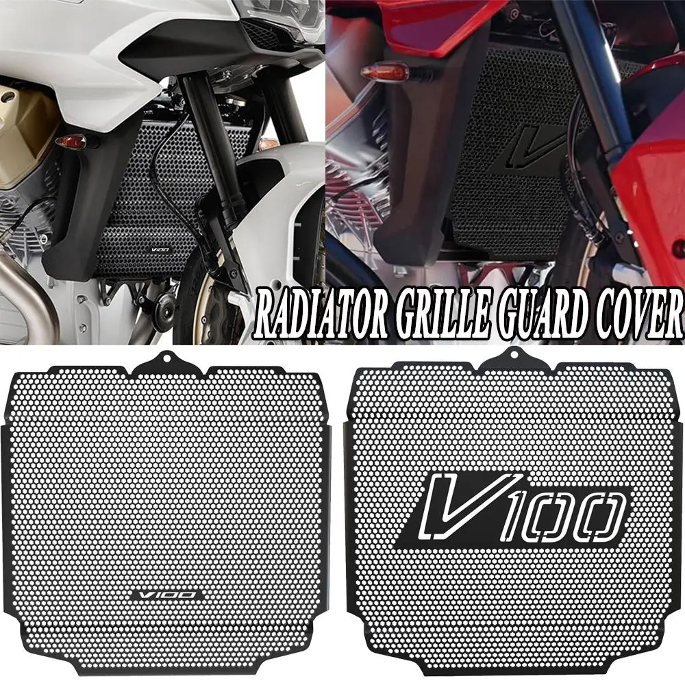 Motorcycle V 100 For Moto Guzzi V100 Mandello 2023 2024 V100 Mandello S Tool Radiator Grille Guard Cover Water Tank Protection