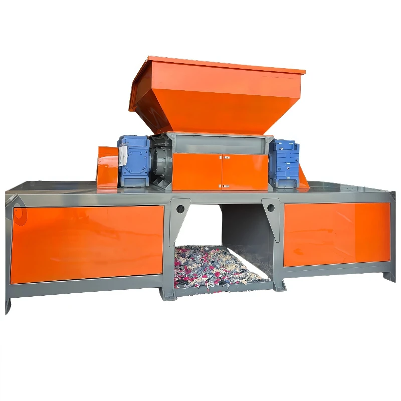 Industrial Large Scale Shredder Multifunctional Single Double Axis Crusher Plastic Iron Sheet Wood Waste Metal Scrap