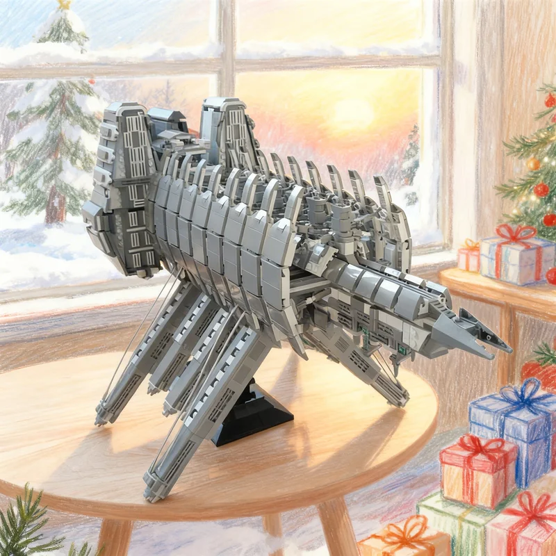 

4370pcs MOC USG Ishimura From Dead Remake Space Model Building Blocks Construction Christmas Gifts Toy Creative DIY Idea Brick