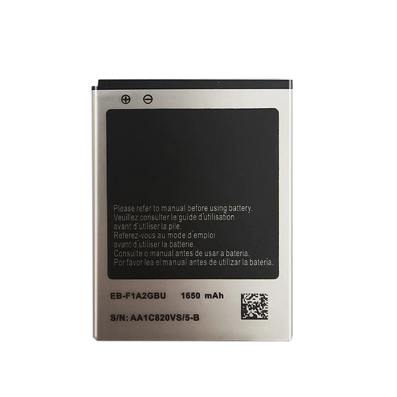 Battery EB-F1A2GBU For Samsung Galaxy  II S2 I9100 I9103 I9105 i9100G I9108 i9050 EB F1A2GBU 1650mAh