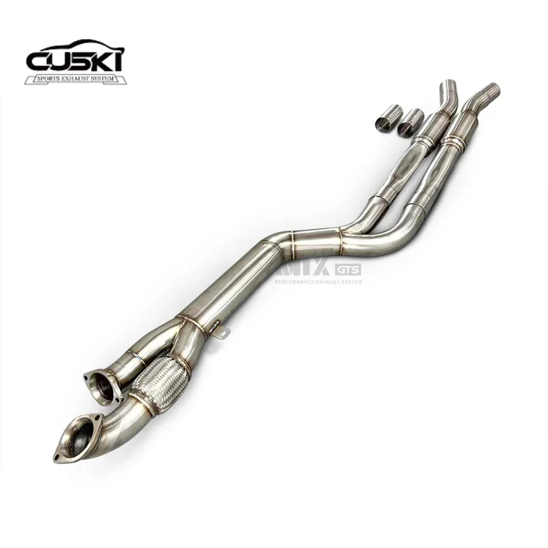 High Flow Extended Bracket Middle Pipe Applicable to BMW G80 M3 G82 M4 3.0t quality Stainless Steel Exhaust Modification Accesso