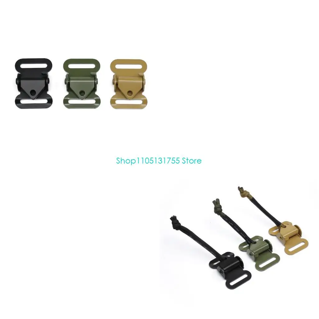 K0EF Line Control Metal Buckle Set for Carry System Use, 2 Piece Hardware with Two Channel Entry and Change Support Form