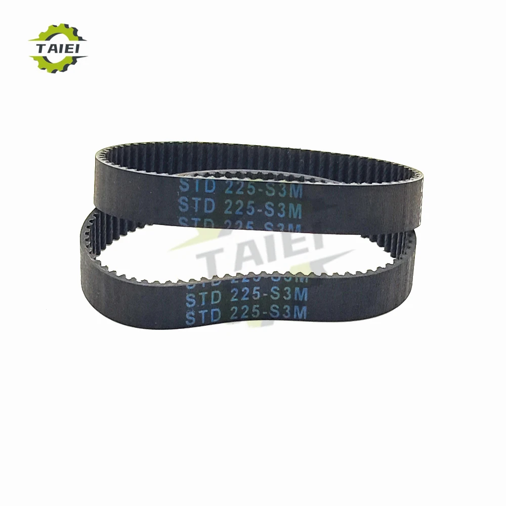 S3M المطاط حلقة متزامن حزام طول 567 570 573 576 579 582 585 588 591 594 597 600 مللي متر عرض 6-25 مللي متر توقيت محرك مسننة حزام #2