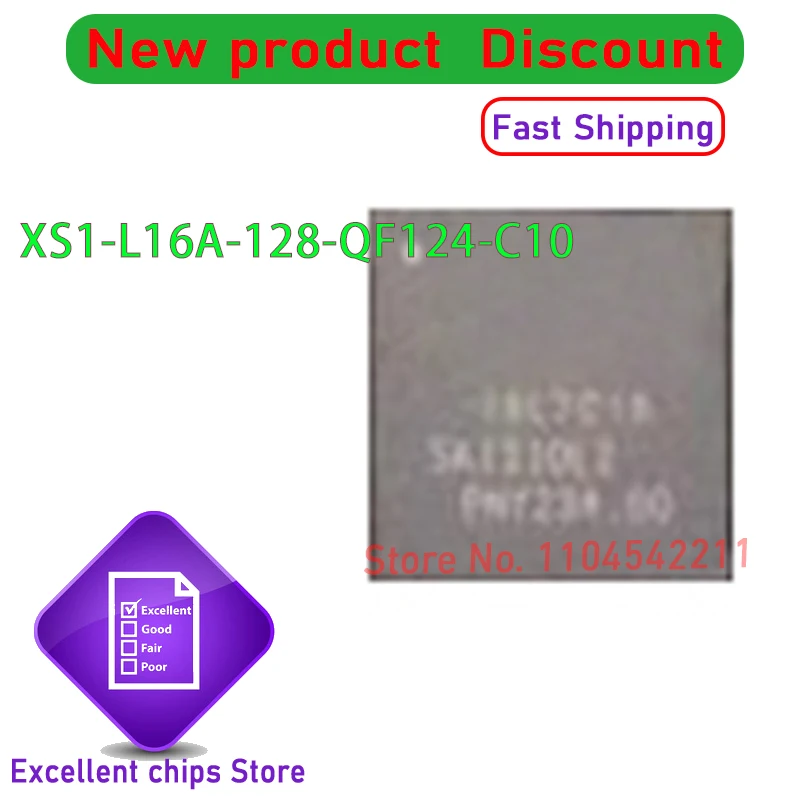 

1~10pcs/lot XS1-L16A-128-QF124-C10 16L7C10 QFN124 100% Brand New Original