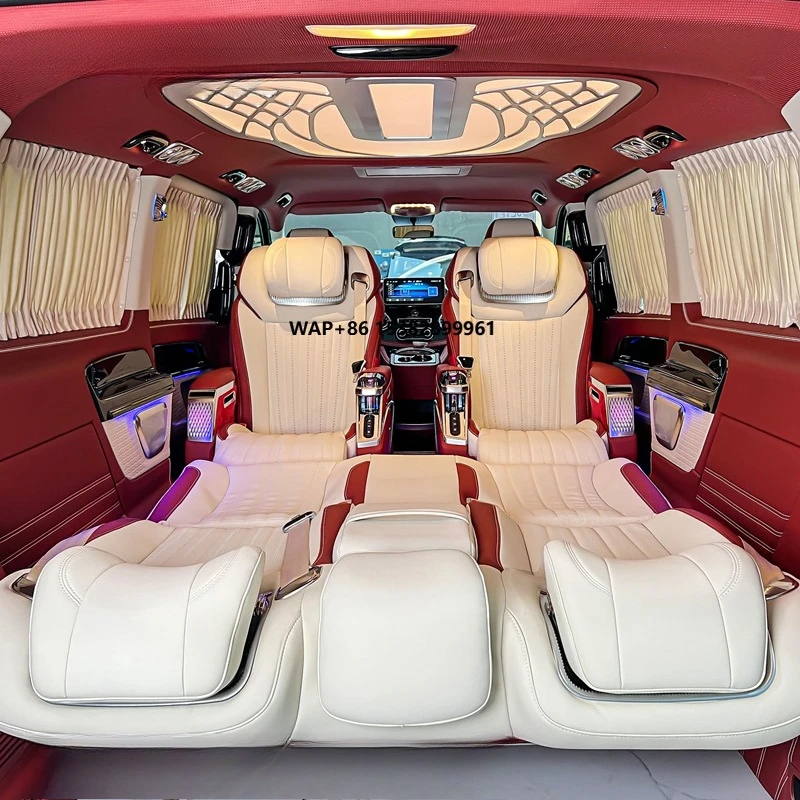 Divisória de Alumínio para Interior de Carro, Acessórios de Luxo Elétricos Personalizados para Vito W447, Cor e Logo Personalizados