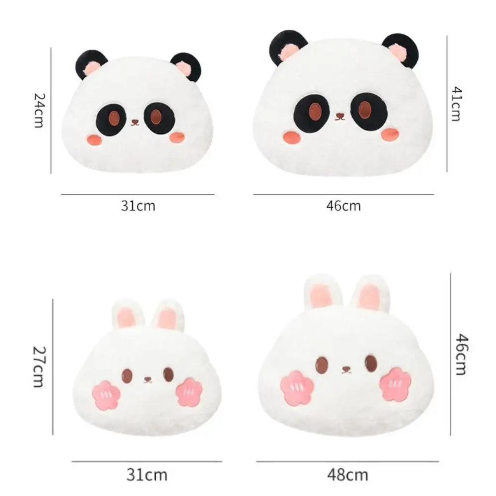 Rabbit Cartoon Rabbit Lumbar Support Panda Soft Rabbit Soft Seat Cushion Neck Rest Brethable Rabbit Car Headrest Neckpillow view 4