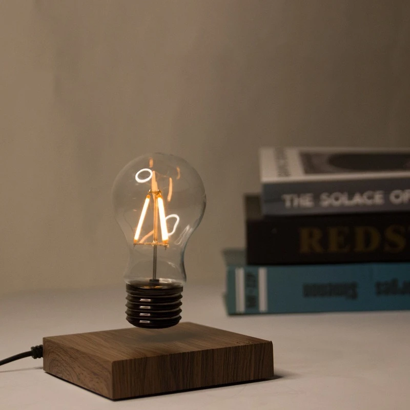 

Maglev Bulb Wireless Rotating Float Light Emitting Diode Bulb Desk Lamp