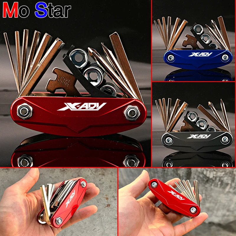 

XADV Accessories Motorcycle CNC Portable Tool Repair Screwdriver For HONDA XADV 750 X-ADV 750 300 750 1000 2017-2024 2023