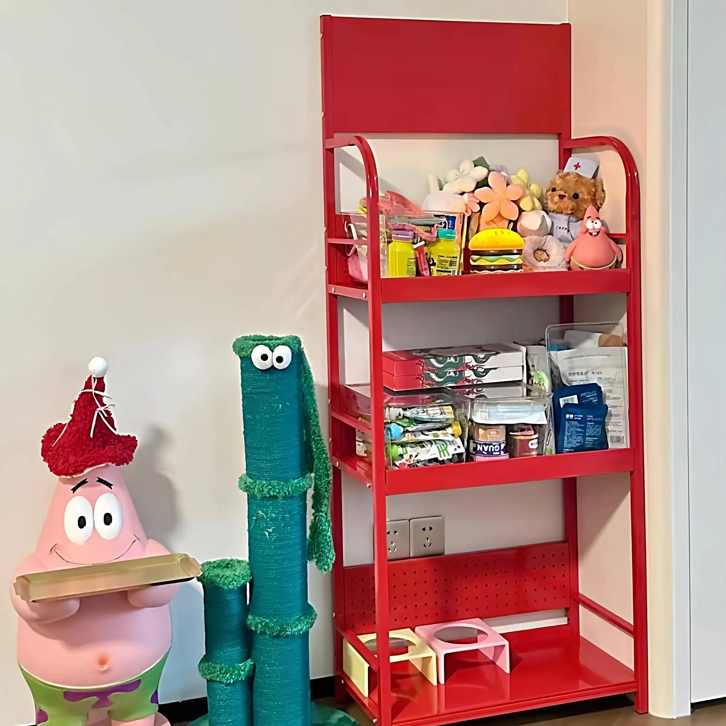 Nordic Style Multi-layer Storage Rack Small Space Kitchen Bathroom Miscellaneous Goods Organizer Shelf Diyu Brand
