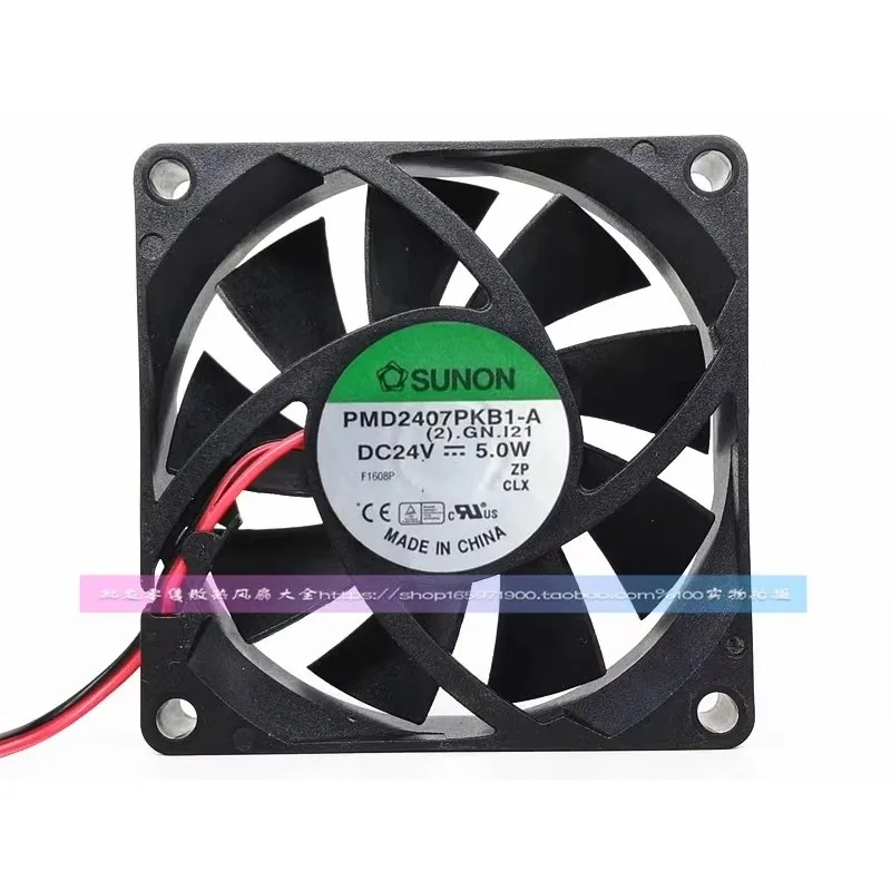 

New Cooler Fan for SUNON PMD2407PKB1-A 7020 24V 7CM 5.0W Inverter Cooling Fan 70*70*20MM