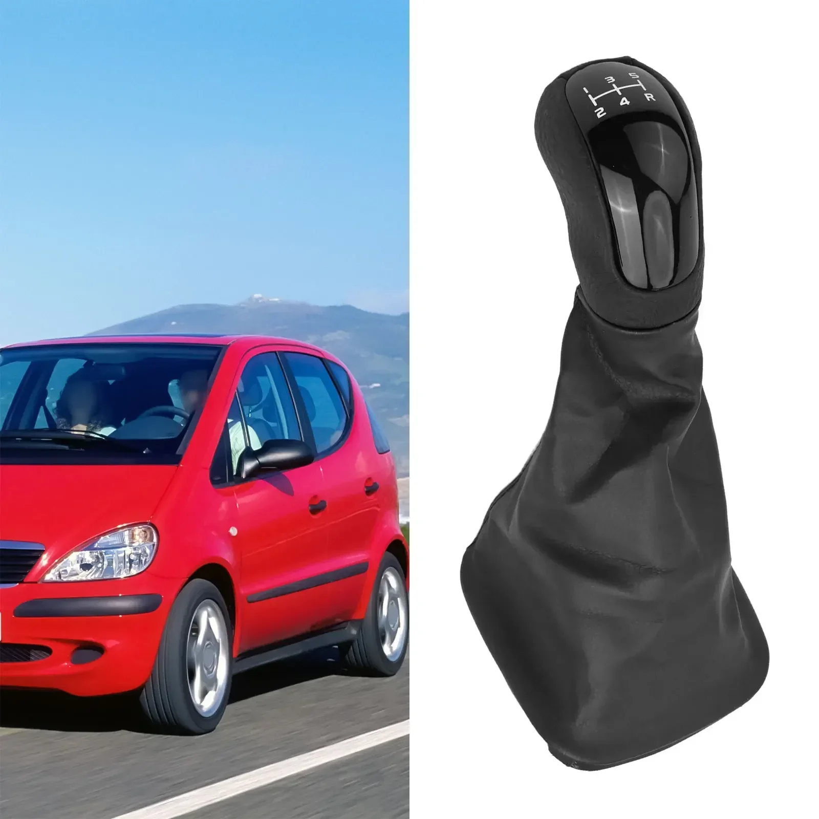 

Shifter Knob Dust Cover For Mercedes For Benz W168 For A-Class 1997-2004 5-speed Gear Lever Gear Handle Integrated Dust Cover