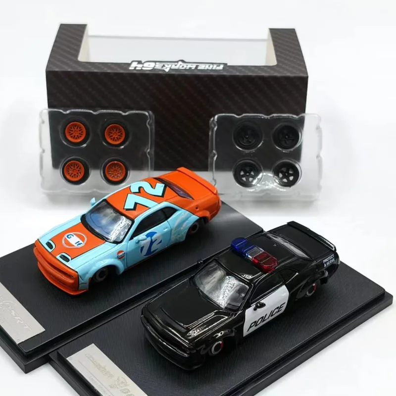 الأعمال الجميلة دييكاست 1:64 مقياس Hellcat سبيكة محاكاة نموذج سيارة مجموعة ثابتة زينت هدايا العيد اللعب هدية تذكارية #2