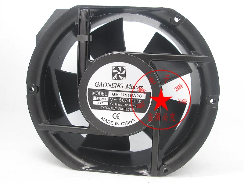 GM1751HA2S AC 220V 0.27A 170x150x50mm Server Cooling Fan