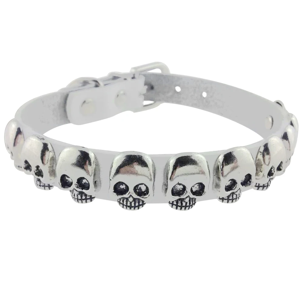 

Pet Collar Dog Collars Supply Skull for Dogs Neck Accessories Dogcollar Halloween with