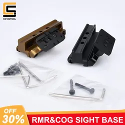 Airsoft Tactical FAST COG Series Mount R Offset Optic Adapter T-2 Red Dot Sight Base Set for TA31 TA11 VCOG Hunting Mount