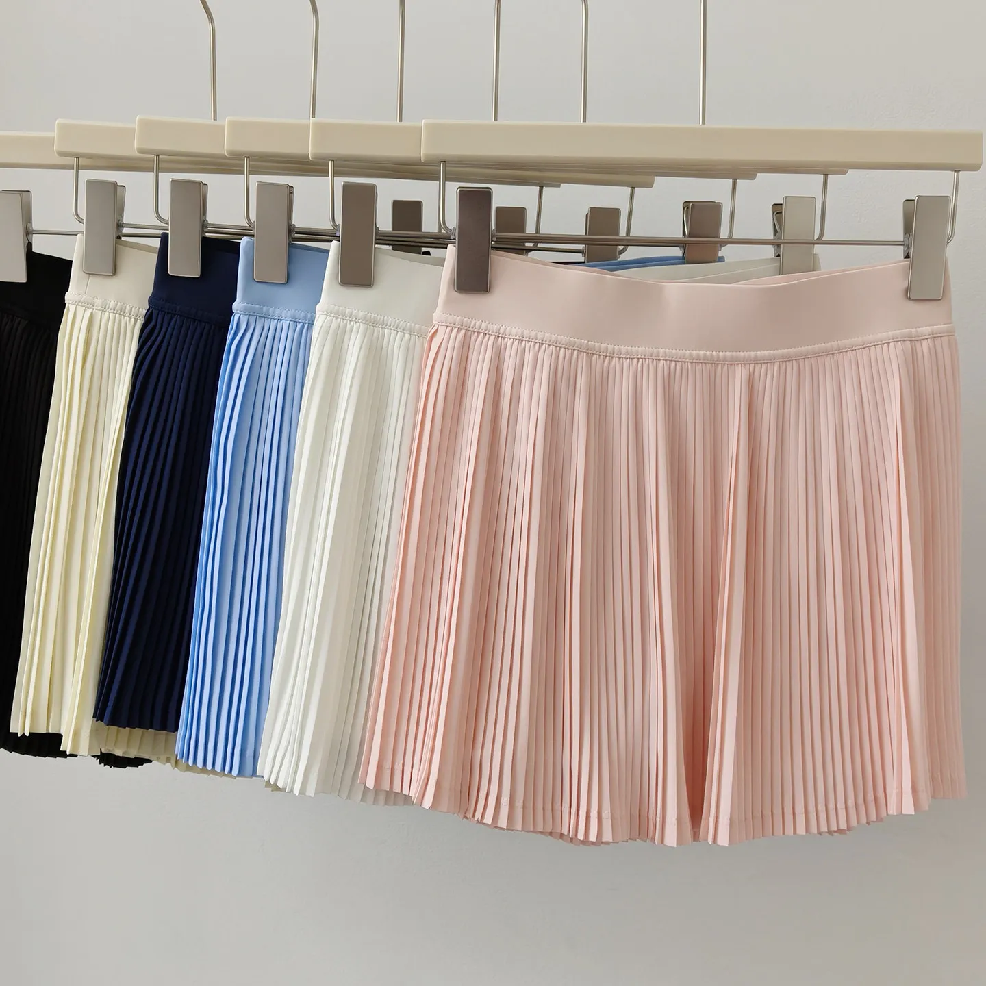

High Waist Anti-Exposure Pleated Women's Sports Yoga Skirt for Gym Summer Tennis Running Fitness Gym Shorts Training Pants