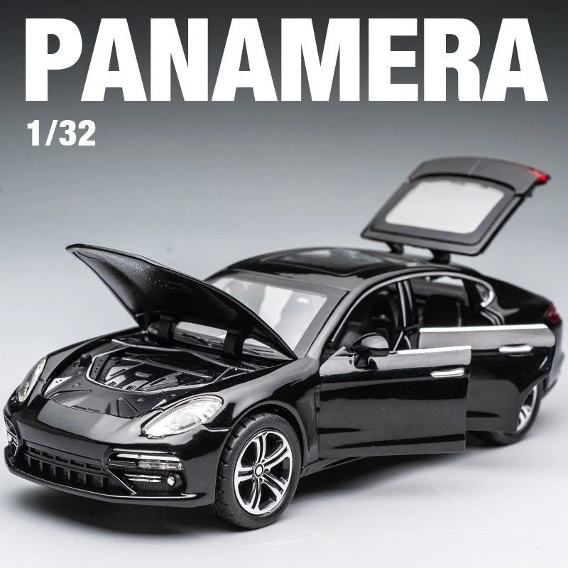 

1:32 Panamera Alloy Model Car Collectible Toy Car Miniature Alloy Diecast Scale car Model Sound & Light Toys For Kid Gift