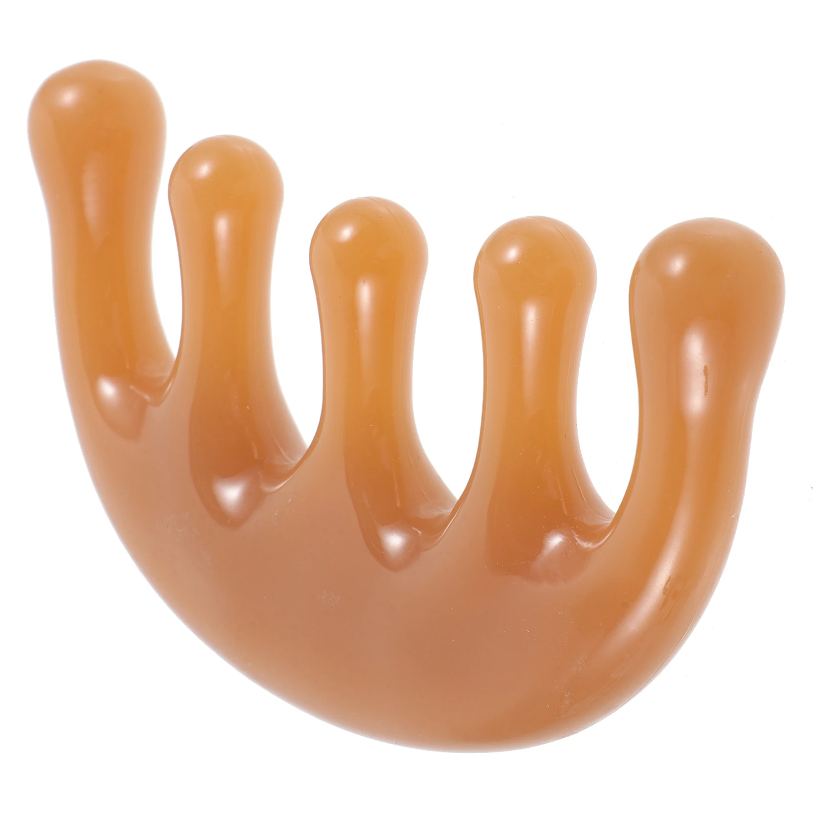 

Резиновый массажный гребень для точечного воздействия на кожу головы, широкозубый гребень для волос, портативный массажер для головы, шеи и плеч, аксессуар для домашнего ухода