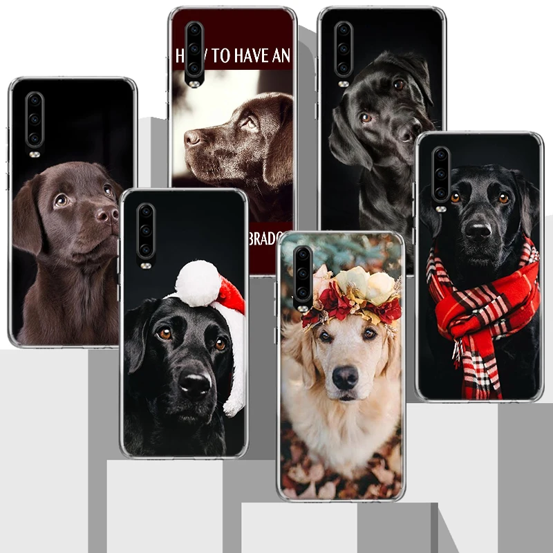 Labrador Retriever Labs Soft Silicone Phone Case For Huawei P30 P40 P50 P20 P10 Lite Mate 40 30 20 10 Pro Pattern Cover Coque