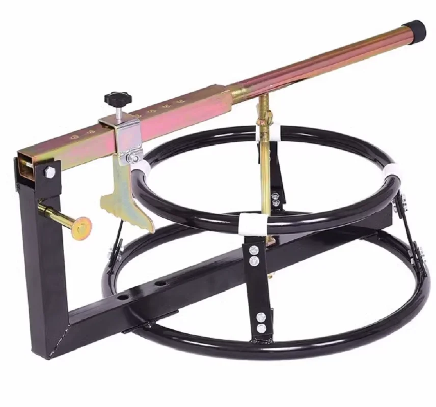Motorcycle dismounting tyre stripping machine split round tire stripping pressing machine manual picking me, tire repairing tool