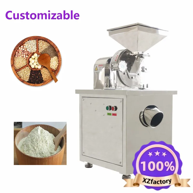 Customizable 120 Kg/h High Speed Stainless Steel Bean Seed Sugar Salt Powder Grinder Grinder/Fragrance Grinder