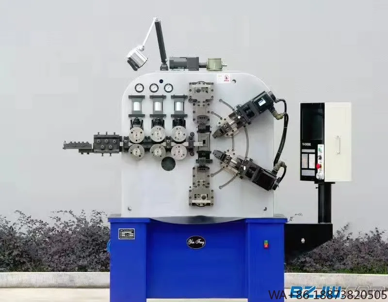 آلة تشكيل زنبركية لآلات تزوير المعادن الأوتوماتيكية لمحرك المحمل لصياغة عينات الربيع تتميز بمكونات أساسية