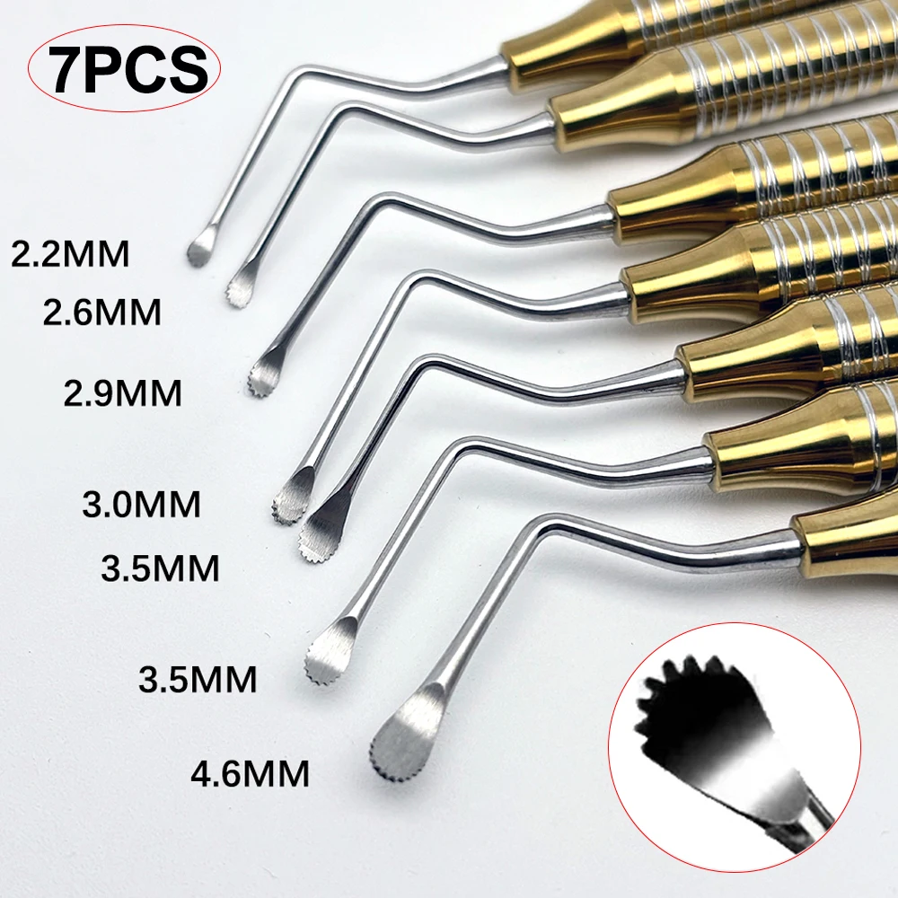 

Dental curette kit jagged curettes scaler gracey bone curette implant tools dental hygiene instruments professional dentist tool