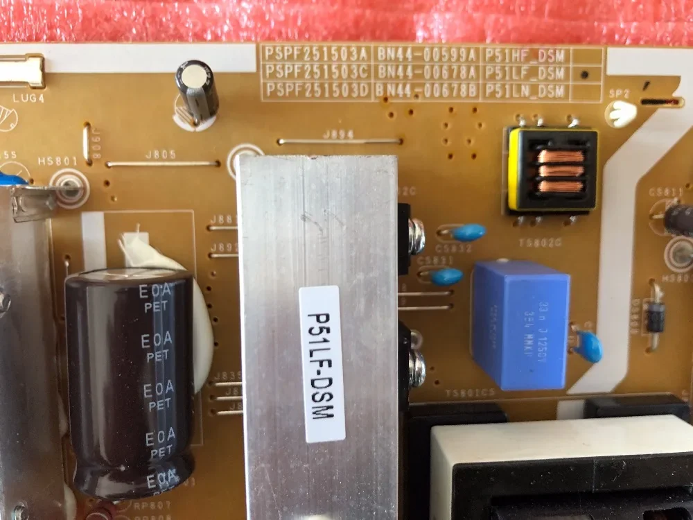 Оригинальная плата питания BN44-00599A = BN44-00678A, совместимая с телевизором Samsung PN51F4500AF PS51F4900AR PS43F4500AW LJ41-XXXXXA